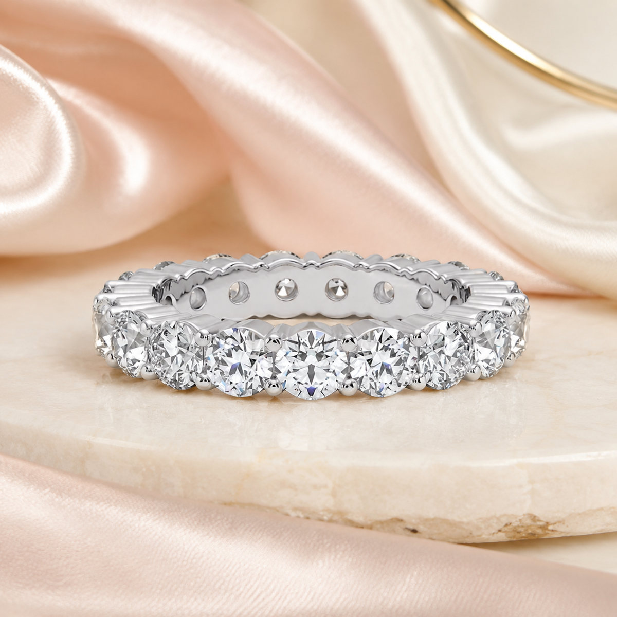 2CTW Lab-Grown Diamond Eternity Band in 14kwg